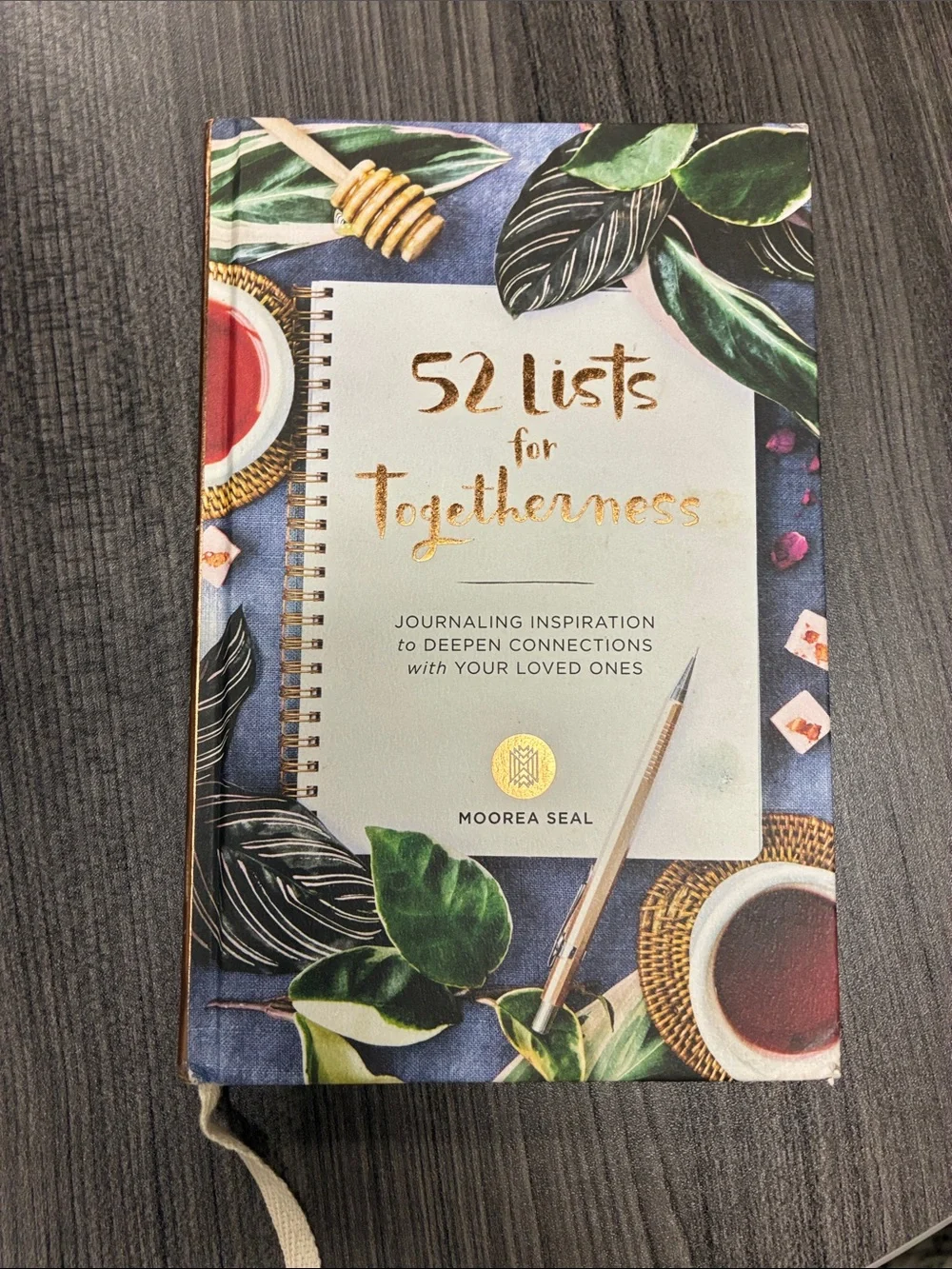 52 Lists for Togetherness Journal - Blue Floral